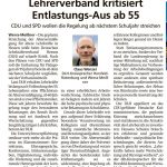 Der dlh-Kreisverband Hersfeld-Rotenburg/Werra-Meißner hat das geplante Entlastungs-Aus ab 55 kritisiert